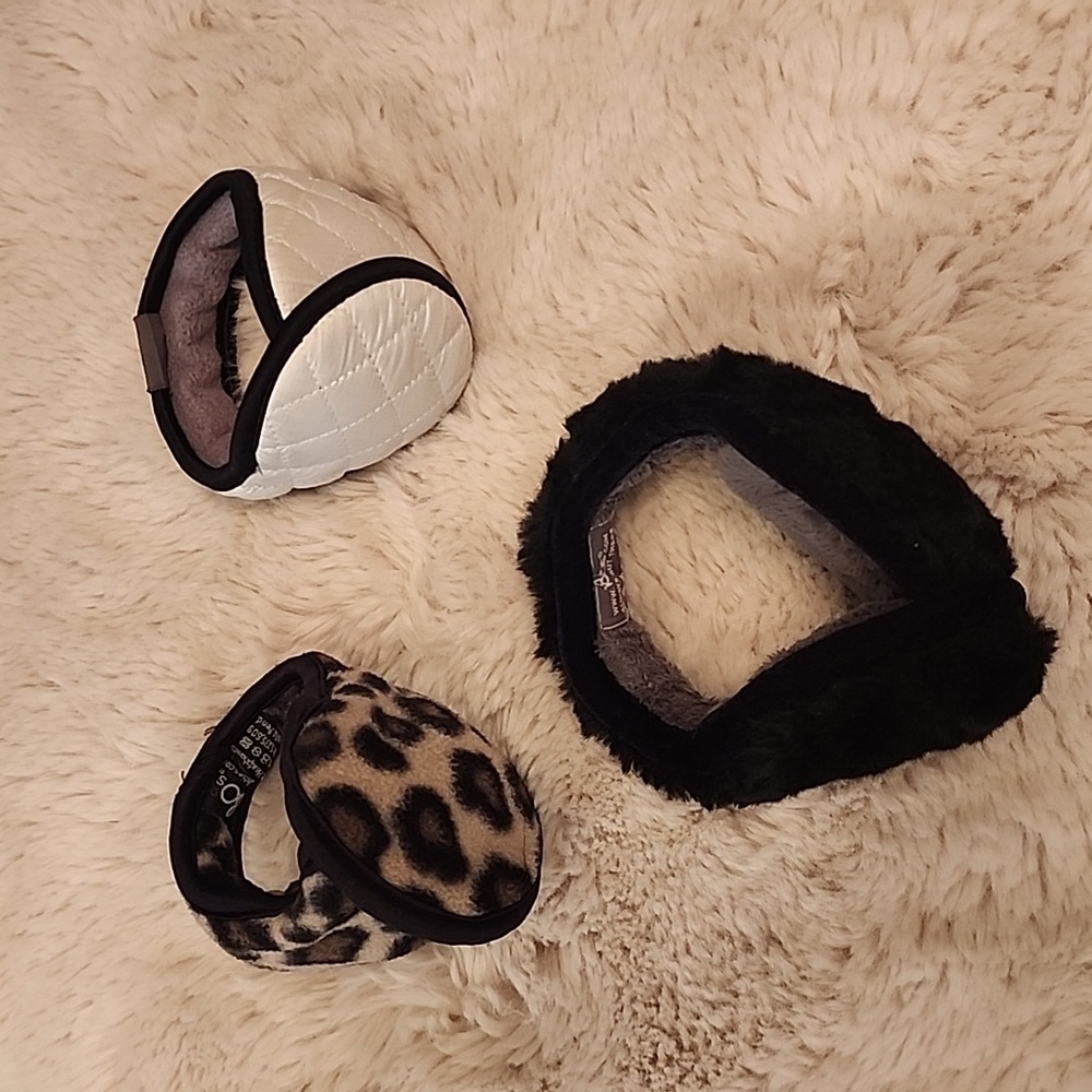 Assorted 180s / degrees by 180s ear warmers. One with headphones.